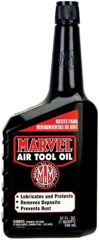 Масло за пневматични инструменти на Marvel MM080R - 4 грама. Черна Бутилка