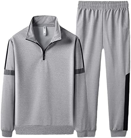 Мъжки спортен Костюм, Мъжки Комплект, Есенен Пуловер с цип от две части, Trend Костюм