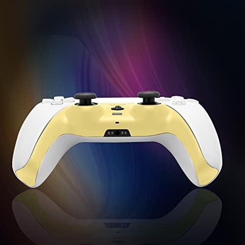 Предна панел на контролера PS5, Аксесоари PS5 Жълт Цвят, Украса за контролер PS5 Dual Sense - Светло жълто