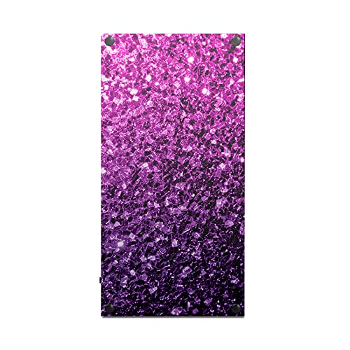 Дизайн на своята практика за главата Официално Лицензиран PLdesign Purple Pink Art Mix Матова повърхност Винил Стикер Калъф за игра кожа, Съвместим с конзола Xbox Series X