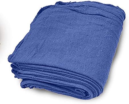 Pro-Clean Basics 21811-150 Висококачествени Многократна употреба кърпи за почистване, търговско качество, Памук, 10 x 12, сини,