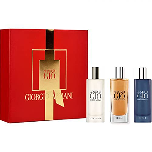 Подаръчен комплект парфюми GIORGIO ARMANI от Колекция Трио Mini за мъже, 3 предмет по 0,5 грама