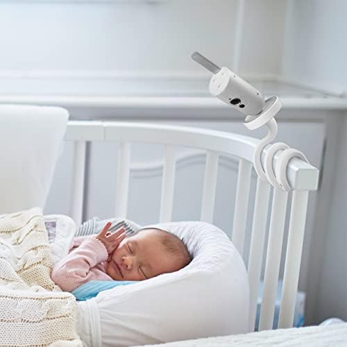 Закопчалка за радионяни oioaahkeo за камера Philips Avent Baby Monitor SCD843/37 за бебефони и радионяни nannio Hero2 Hero3 (бял, 1 опаковка)