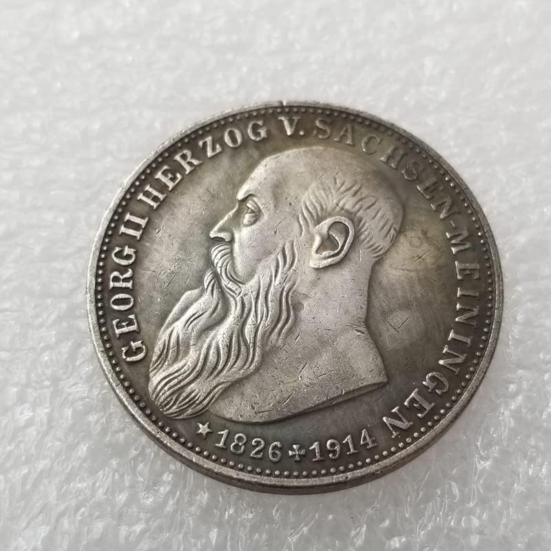 Антикварное Занаят 1915 Немски Чужд Сребърен Долар Световна Реплика монети 623