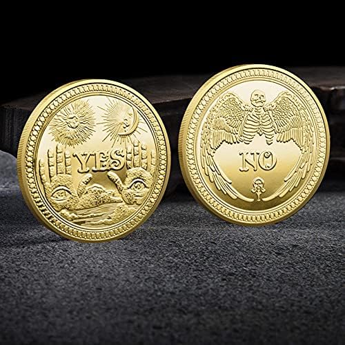 Възпоменателна монета, Позлатена Монета ДА / НЕ Вызовная Монета Щастливата Монета Криптовалюта 2021 са подбрани Монета Ограничена