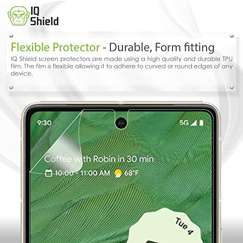 Защитно фолио IQShield, съвместима с Pixel Google 7 (2), Антипузырьковая Прозрачен филм