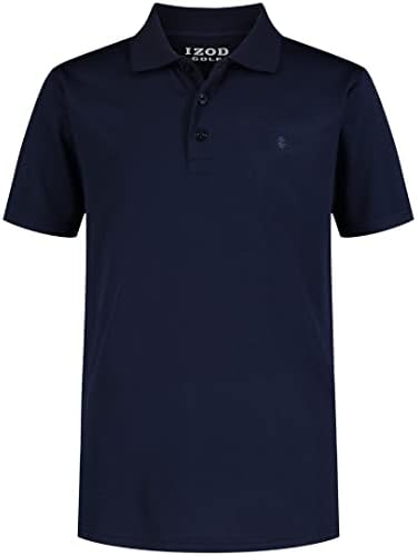 Риза с къси ръкави, с Еластична яка и къс ръкав Performance Golf Мрежа за момчета IZOD