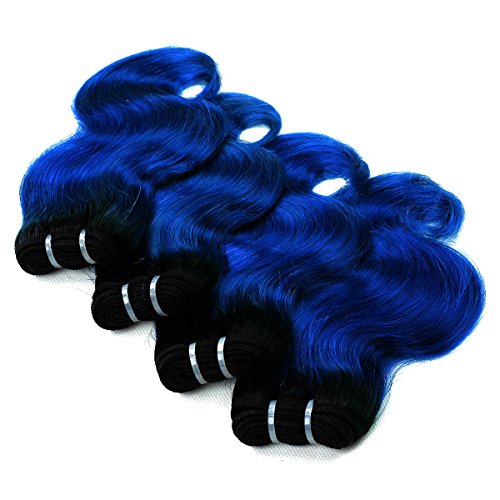 МОДНАТА ЛИНИЯ 8 Гроздовете на човешките косата Омбре два цвята Бразилски естествена Коса За Изграждане на Обемна вълна 50 г Пакети