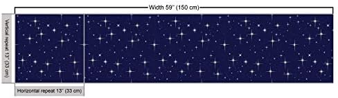 Външния плат Ambesonne by The Yard Нощното небе Звезди Космическите Тематично Изображение Пунктирный на Фона на Съзвездието Декоративен