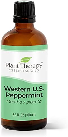 Етерично масло от западна американската мента Plant Therapy 100 мл (3,3 унции) е Чист, неразбавленное, терапевтичен клас