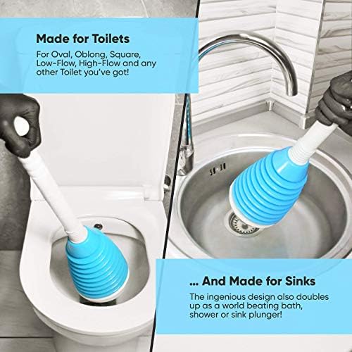 Буталото за тоалетна Harrington - Универсално устройство за почистване слива в банята и кухнята, за домашна и професионална употреба - Лесно отключва всяка тоалетна чин?