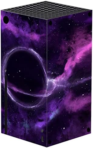 PlayVital Purple на Deep Space Потребителски Винил Скинове за Xbox Series X, Амбалажна Стикер, Стикер за конзола контролер Xbox Series X