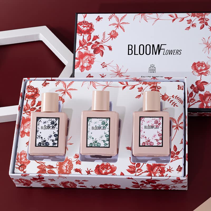 Парфюми YiYLunneo завладяващ нов Хуаюе стока цъфтящи жени-дълготраен естествен лек аромат на подарък кутия парфюми от три части
