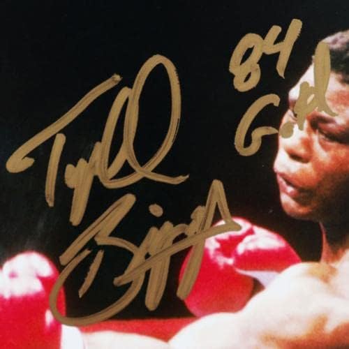 Снимка с автограф Тайрелла Биггса 8 × 10 – COA JSA - Боксови снимки с автографи