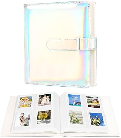 Фотогалерията на Instax с 256 джобове-Подходящ за Fujifilm Instax Mini 12 11 9 40 8 Evo, Polaroid Snap PIC-300, филм Kodak 2X3, книжен албум Polaroid (магическо сребро)