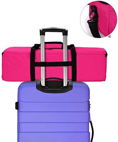 Калъф за носене LUXJA, съвместим с Cricut Explore Air (Air2) Мейкър, Сгъваема чанта, Съвместима с Cricut Explore Air (Air2) и консумативи (само чанта), Розово-червен