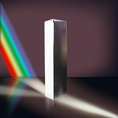 Семицветное което отразява слънчевата светлина оптично стъкло DAGIJIRD, тройната триъгълна призма, Спектър на светлината за преподаване