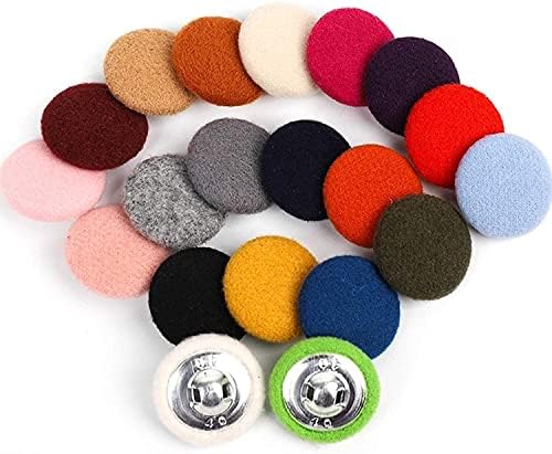 KEKEYANG 10 бр. Шевни Метални Копчета САМ Аксесоари за Алуминиева Пуговица Шиене на Копчета за дрехи Шевни Аксесоари Бутони (Цвят: