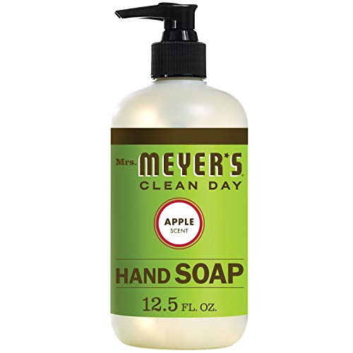 Сапун за ръце Mrs. Meyer's с етерични масла, биоразлагаемая формула, ябълка, 12,5 течни унции - Опаковка от 6