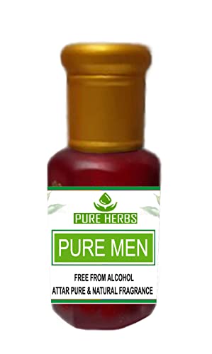 Чист мъжки АРОМАТ Pure Herbs Без алкохол, За мъже, унисекс, Подходящ за специални случаи, партита и ежедневна употреба 10 мл
