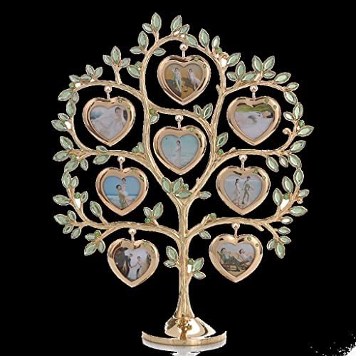 Родословно Дърво DLVKHKL с 8 Висящи Рамки За снимки, Метална Настолна рамка за снимки, Украса (Цвят: бял-Динозавър Doodle4)