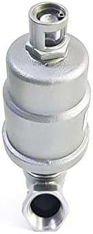 Пневматичен Ъглов седельный кран с резба от неръждаема стомана Y-тип Висока Парна Ъглов седельный кран с резба 1 бр. Размер: 2-1/ 2 инча, цвят: одинарного действие)
