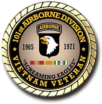 Монета на Повикване на Ветераните от 101-ва въздушнодесантна дивизия Виетнам - Официално Лицензирани