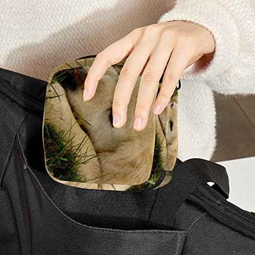 Чанта за съхранение с Шарени кучета, Чанта за съхранение на Хигиенни Кърпички, Преносими Чанти за момичета, Малка чанта-Хастар за
