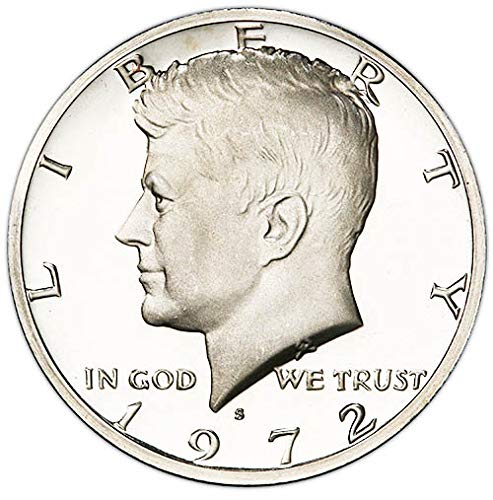 Монетен двор на САЩ, 1972 година на издаване Proof Kennedy Half Dollar Choice Без лечение