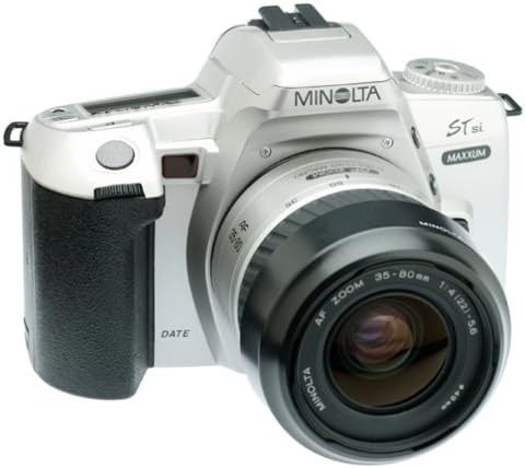 Комплект 35 mm огледално-рефлексен фотоапарат Minolta Maxxum STsi Panorama Date с обектив 35-80 mm