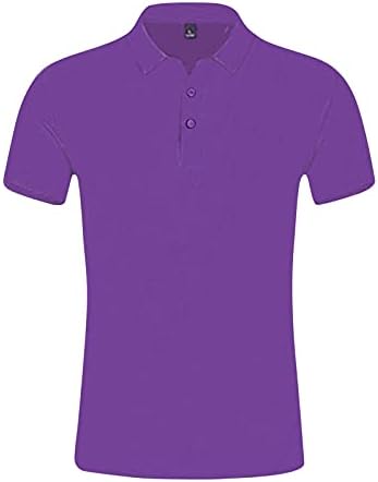 Класически Ризи с къси ръкави за Мъже, Ежедневни Бизнес Риза с къси ръкави, Летни Влагоотводящие Основни Памучни Спортни Върхове-Топка