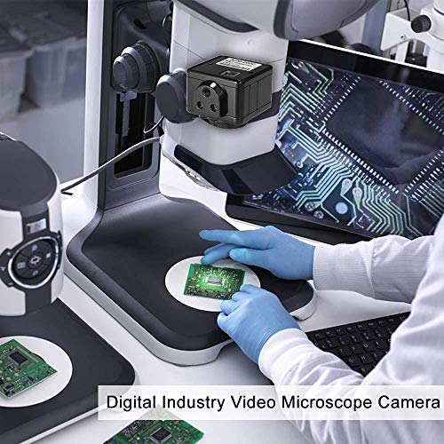 1080P 2.0 MP 1/3 Цифров USB2.0 Аут Промишлен Микроскоп Помещение за Лаборатория/Телефон Ремонт на Спояване на печатни платки