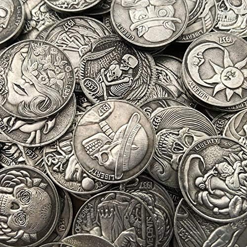 Реплика Възпоменателни Монети Сребърно Покритие Монета Американски Пържола От Биволско Масивна Монета 1937 Колекция От Ръчно Изработени