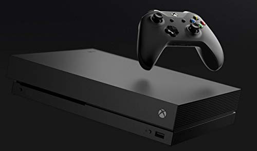 Игрова конзола на Microsoft Xbox One X с един карам с капацитет от 1 TB, като безжичен контролер - Вграден 4K - HDR - Подобрен процесор