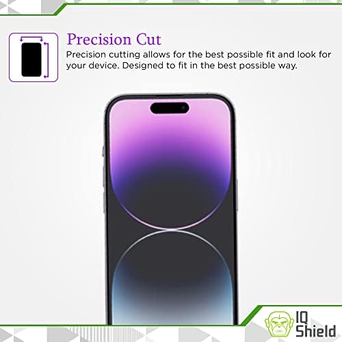 Матово защитно фолио IQ Shield, която е съвместима с Apple iPhone 14 Pro (6,1 инча) (2 опаковки), с антирефлекторно покритие и мехурчета