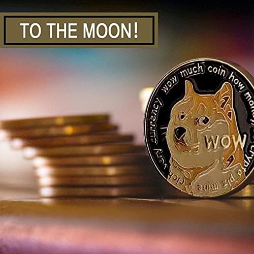 Творческа Куче Възпоменателна Монета Златна Колекция Скъпоценен Физически Подарък Златна Куче, Събиране На Монети Айде Художествена