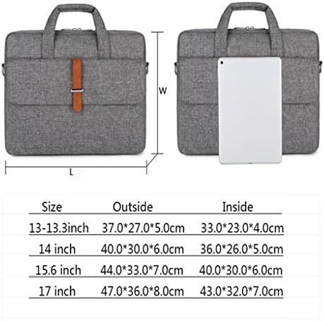 MMLLZEL Чанта за лаптоп с пагон 13,3 14 и 15,6 инча, водоустойчива чанта за лаптоп, дамски портфейл (Цвят: както е показано, размер: