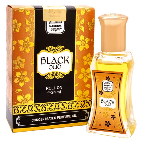 Парфюмерное масло NASEEM Black Oud, не съдържа алкохол, с песен Какао, Цветя, Плодове, Кожа, Трайно Арабското Парфюмерное масло