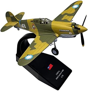 1/72 Мащаб на Втората Световна война Къртис P40 Warhawk Боец Метален Самолет Модел Самолет Подарък Украшение Колекция
